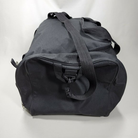 Walt Disney World 1971 Mickey Mouse Black Duffel Bag Travel Gym Tote Disney Park - Picture 9 of 11